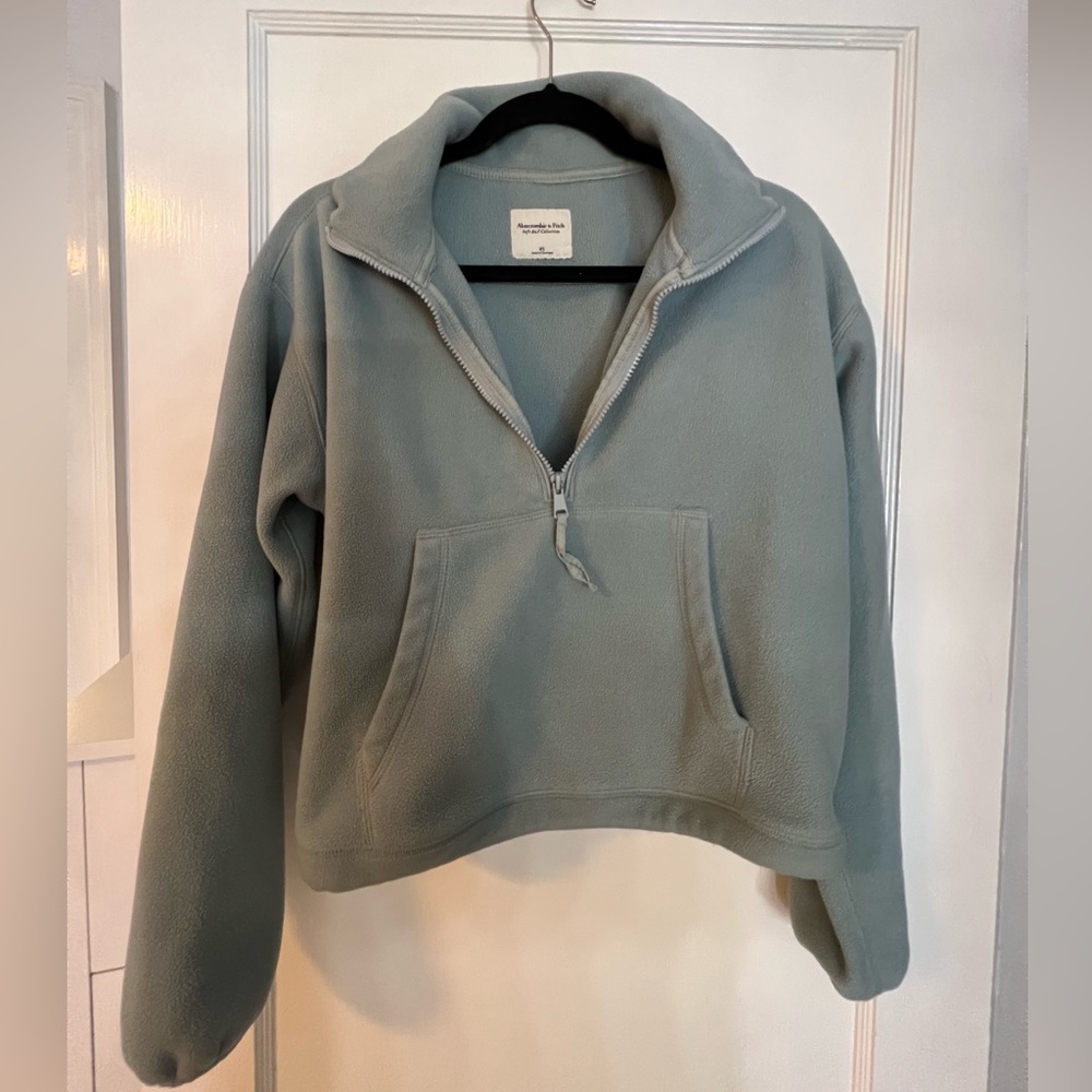 Abercrombie quarter zip fleece